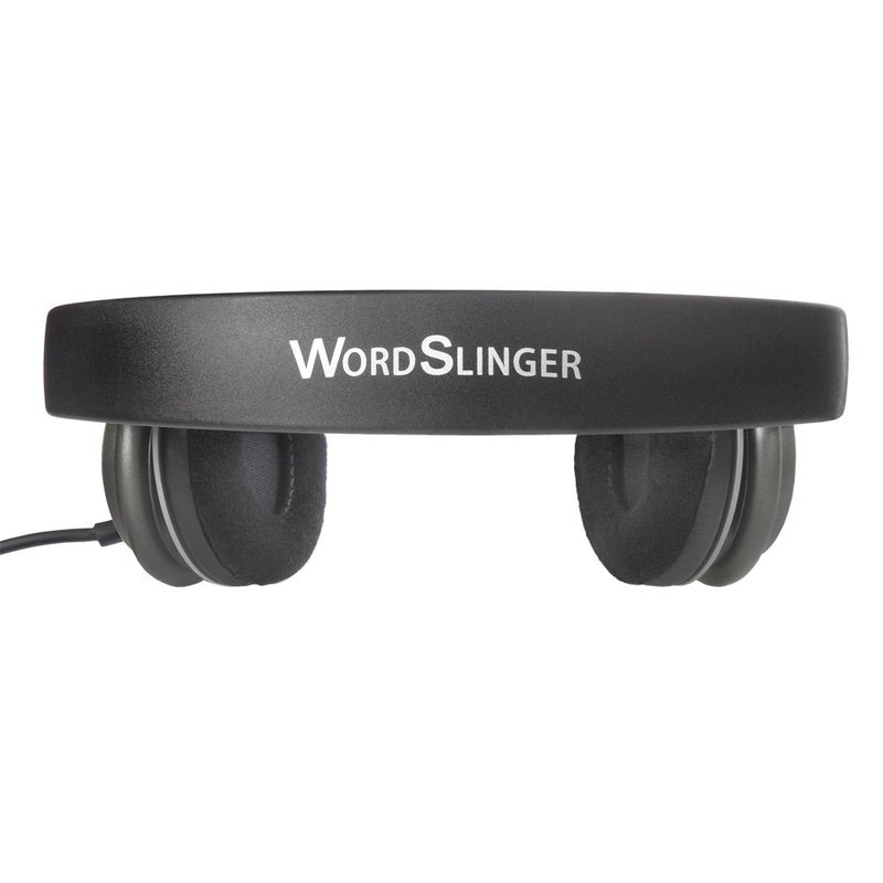 ECS WordSlinger USB Transcription Headset, 7-Foot Cord, Over-Head Design, Superior Audio Clarity, External Sound Card, Perfect for Medical & Legal Dictation, Comfortable Padded Headband & Ear Cups - Image 4